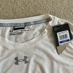 St Louis Battlehawks Under Armour Men’s White Short Sleeve Performance Tee